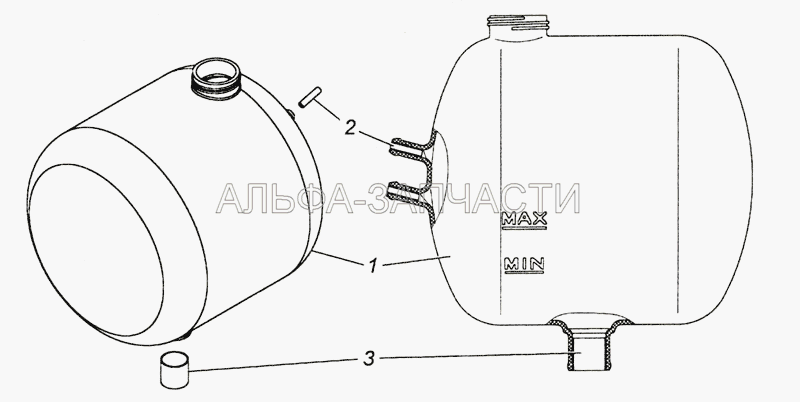 5320-1311010-30 Бачок расширительный  